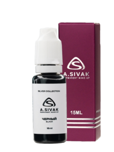 Пигмент для татуажа век Черный 15мл A. Sivak.